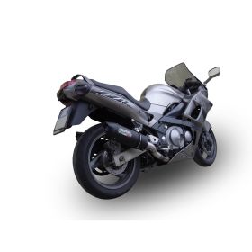GPR Slip-on Auspuffanlagen Fury Black genehmigt für Kawasaki ZZR 600