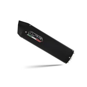 Terminale di scarico GPR omologato furore nero per kawasaki zx-6r/zx 636