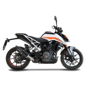 GPR Slip-On Auspuff Furore Evo4 Schwarz für KTM Duke 250 2021-2023
