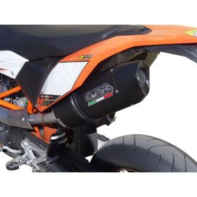 GPR Slip-On Auspuff Furore Schwarz für KTM Enduro 690 R