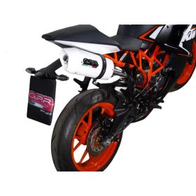 Marmitta slip-on GPR albus ceramic omologata per ktm duke 125