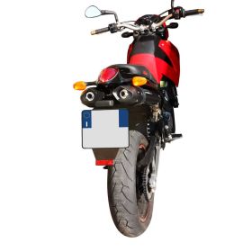 Silencieux GPR Slip-on Black Fury approuvé pour KTM Duke II