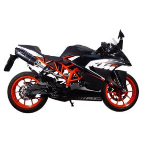 GPR Slip-On Auspuff Schwarz Genehmigt für KTM RC 125