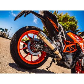 GPR Racing Deeptone Inox Slip-On Auspuff für KTM RC 390 2017-2020