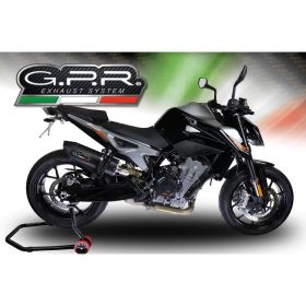 GPR Racing Slip-On Auspuff Furore Schwarz für KTM Duke 790 2017-2020
