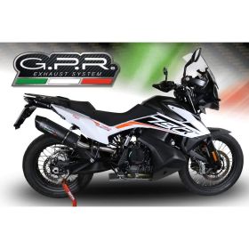GPR Racing Slip-On Auspuff Furore Schwarz für KTM Adventure 790 2018-2020