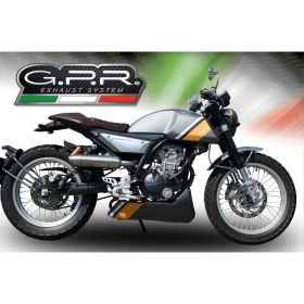 GPR Deeptone Edelstahl Slip-On Auspuff für F.B Mondial HPS 125