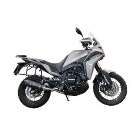 GPR Slip-On-Auspuff Furore Evo4 Schwarz genehmigt für Moto Morini X-Cape 650