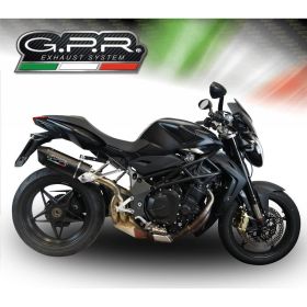 GPR Slip-On Auspuff Furore Schwarz für MV Agusta Brutale 1090 R/RR