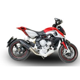 GPR Slip-On Auspuff Furore Schwarz für MV Agusta Rivale/Stradale 800
