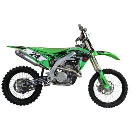 Système échappement inox GPR Racing Pentacross complet pour Kawasaki KX 450 F 2021-2023