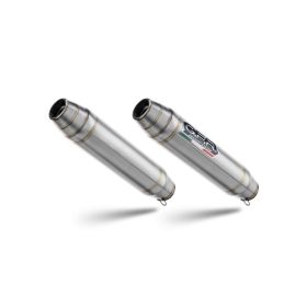 Marmitte slip-on racing GPR deeptone inox per royal enfield interceptor 650 2021-2024