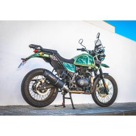 GPR Racing Slip-On Auspuff Furore Schwarz für Royal Enfield Himalayan 410 2021-2024