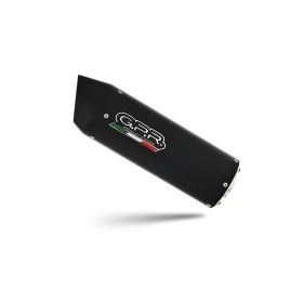 Terminale di scarico GPR omologato furore nero per suzuki gsx-r 600 2001-2005
