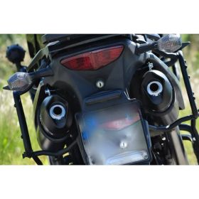 GPR Slip-on Exhausts Fury Black approved for Suzuki V-Strom DL 1000