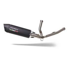 GPR Furore Black Slip-On Auspuff genehmigt für Suzuki SV 650/S