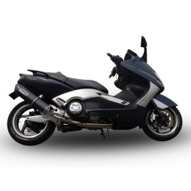 Complete GPR exhaust furore black approved with catalyst for Yamaha T-Max 530