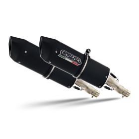 GPR Slip-On-Auspuffanlagen Fury Black zugelassen für Triumph Speed Triple 1050