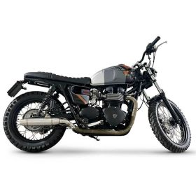 GPR Deeptone Edelstahl Slip-on Auspuffanlagen genehmigt für Triumph Bonneville T100