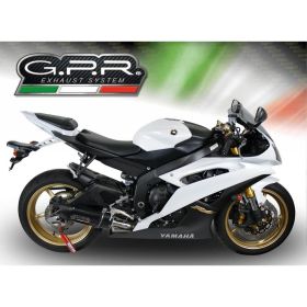GPR Slip-On Auspuff Furore Schwarz für Yamaha YZF R6 2006-2020