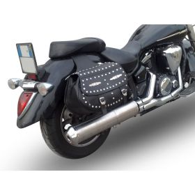 GPR Stainless Steel Oval Slip-On Exhaust for Yamaha XVS 1300 Midnight Star