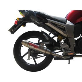 GPR approved complete exhaust Deeptone stainless steel for Yamaha FZ 16 Byson 160