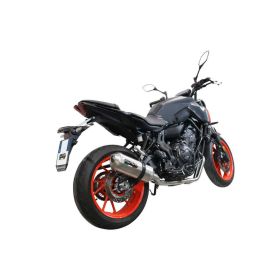 Système d'échappement Satinox approuvé GPR complet pour Yamaha Mt-07