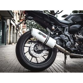 Échappement complet en céramique GPR Albus avec catalyseur pour Yamaha MT-07