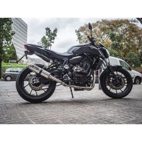 GPR m3 komplette Auspuffanlage Edelstahl genehmigt Katalysator für Yamaha Mt-07 2014-2016