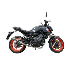 GPR Komplett Seitenrennauspuff Deeptone Edelstahl für Yamaha MT-07 2017-2020
