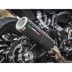 Komplette GPR Racing M3 Auspuffanlage Schwarz Titan für Yamaha MT-07
