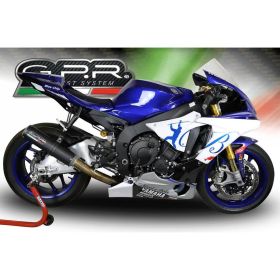 GPR Racing M3 Slip-On Auspuff Schwarz Titan für Yamaha YZF R1/R1M 2020-2024