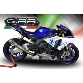 GPR Racing M3 Inox Silencieux Slip-On pour Yamaha YZF R1/R1M 2017-2019