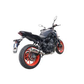 Échappement latéral complet GPR en acier inoxydable M3 pour Yamaha MT-07 2021-2024