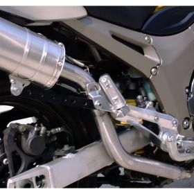 GPR High Fury Slip-on Mufflers Black Approved for Yamaha TDM 900