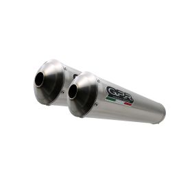 GPR Edelstahl Slip-On Auspuffanlagen genehmigt für Yamaha MT-01