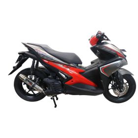 GPR Racing Deeptone Système échappement complet en acier inoxydable pour Yamaha Aerox 155