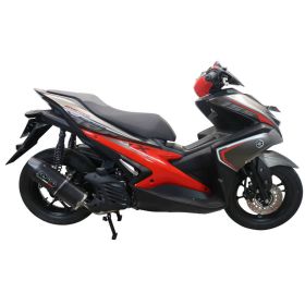 GPR Racing Vollauspuff Furore Schwarz für Yamaha Aerox 155 VVA