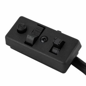 6V Blinker-Schalter ein/aus hoch/niedrig Hupe Kontakt rund 7 schwarze Drähte