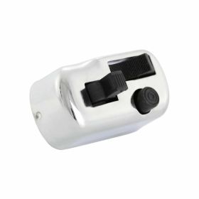GRABOR steering column switch elegance and functionality with round chrome horn
