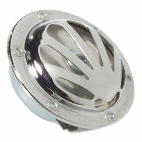 Clacson GRABOR 6/12V DC cromato fissaggio 65mm per modelli a batteria