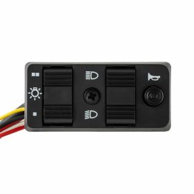 GRABOR steering column switch with 5 wire contact 3 pin plug and 2 wires included