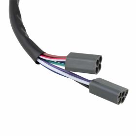 Multi-connector 4 and 5 pins black cable turn signal switch for versatile connections