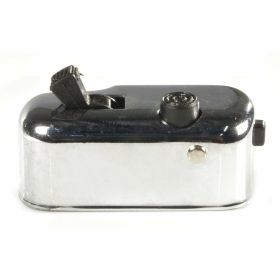 GRABOR Switch Headlight Control Contact Button Horn Round Chrome