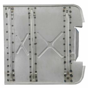Lamierato GRABOR 480x472 mm oliato 3 traverse passacavo quadrato