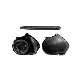Placchette Visiera GREX G4.1 / E / PRO / G4.2 PRO / NOLAN N43 Nero Opaco