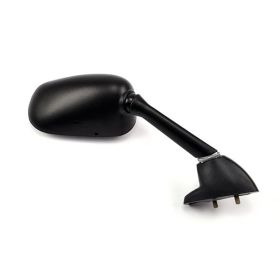 Right HERT black oval mirror 136x84 mm for YAMAHA