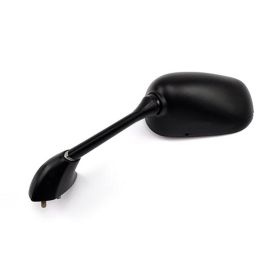 Left HERT oval black mirror 138x80 mm for YAMAHA