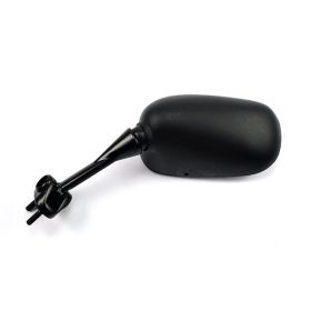 Left HERT black oval mirror 139x79 mm for KAWASAKI