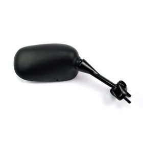 Right HERT black oval mirror 139x79 mm for KAWASAKI
